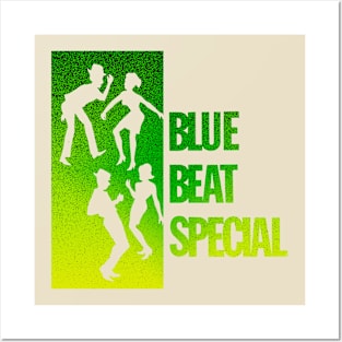 blue beat special ska graphic Posters and Art
